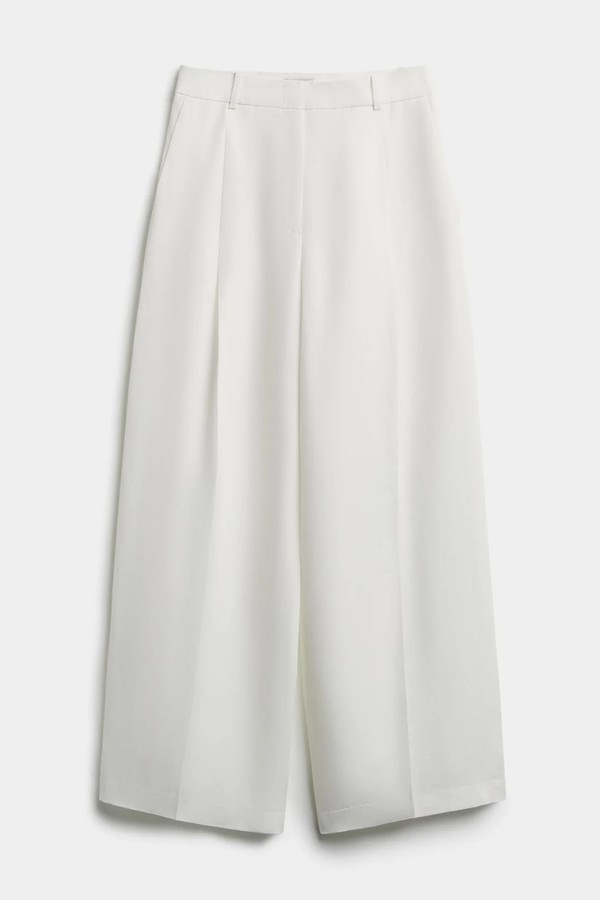 Pleated Lyocell-Linen Trousers from Limé