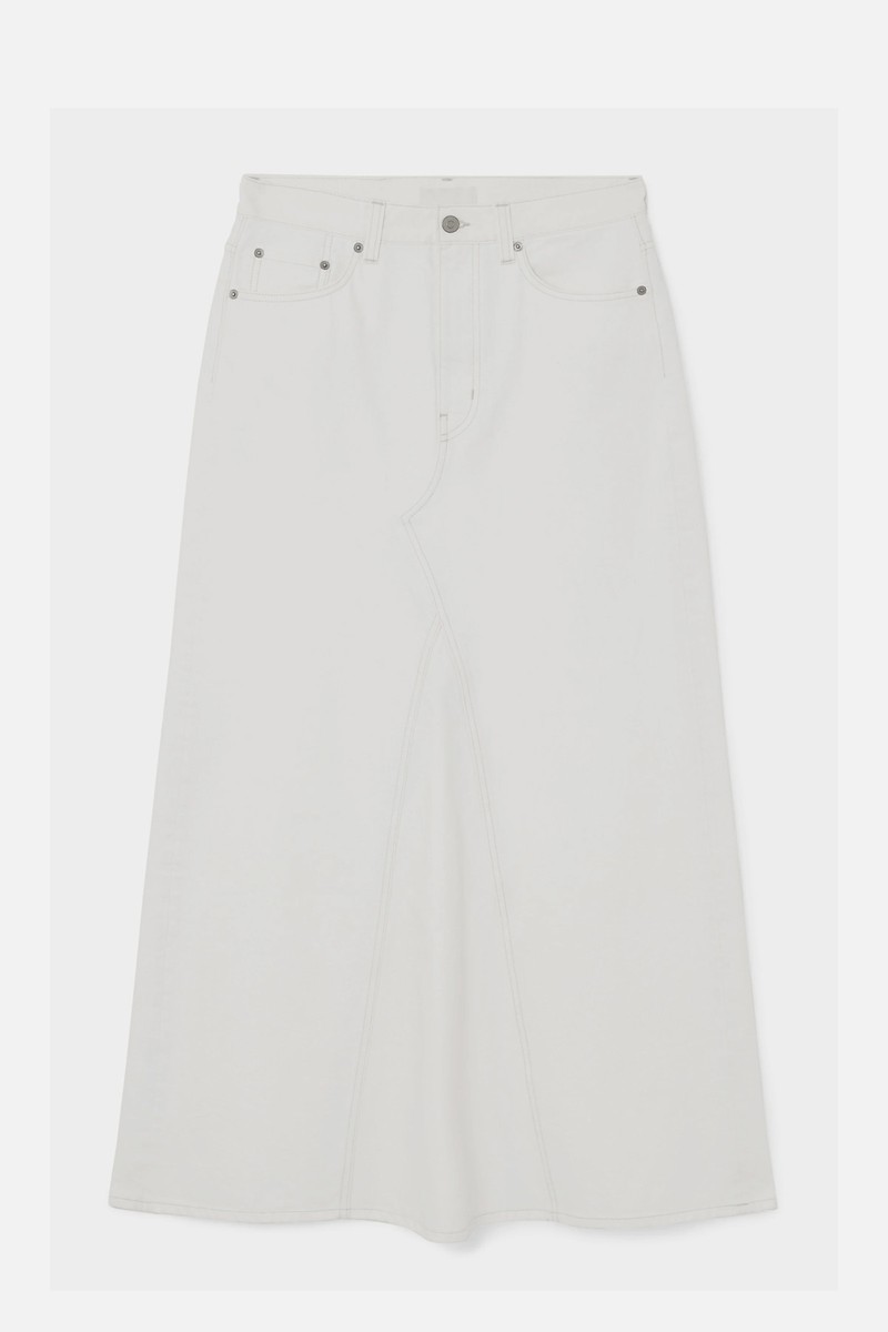 Panelled Denim Maxi Skirt from COS