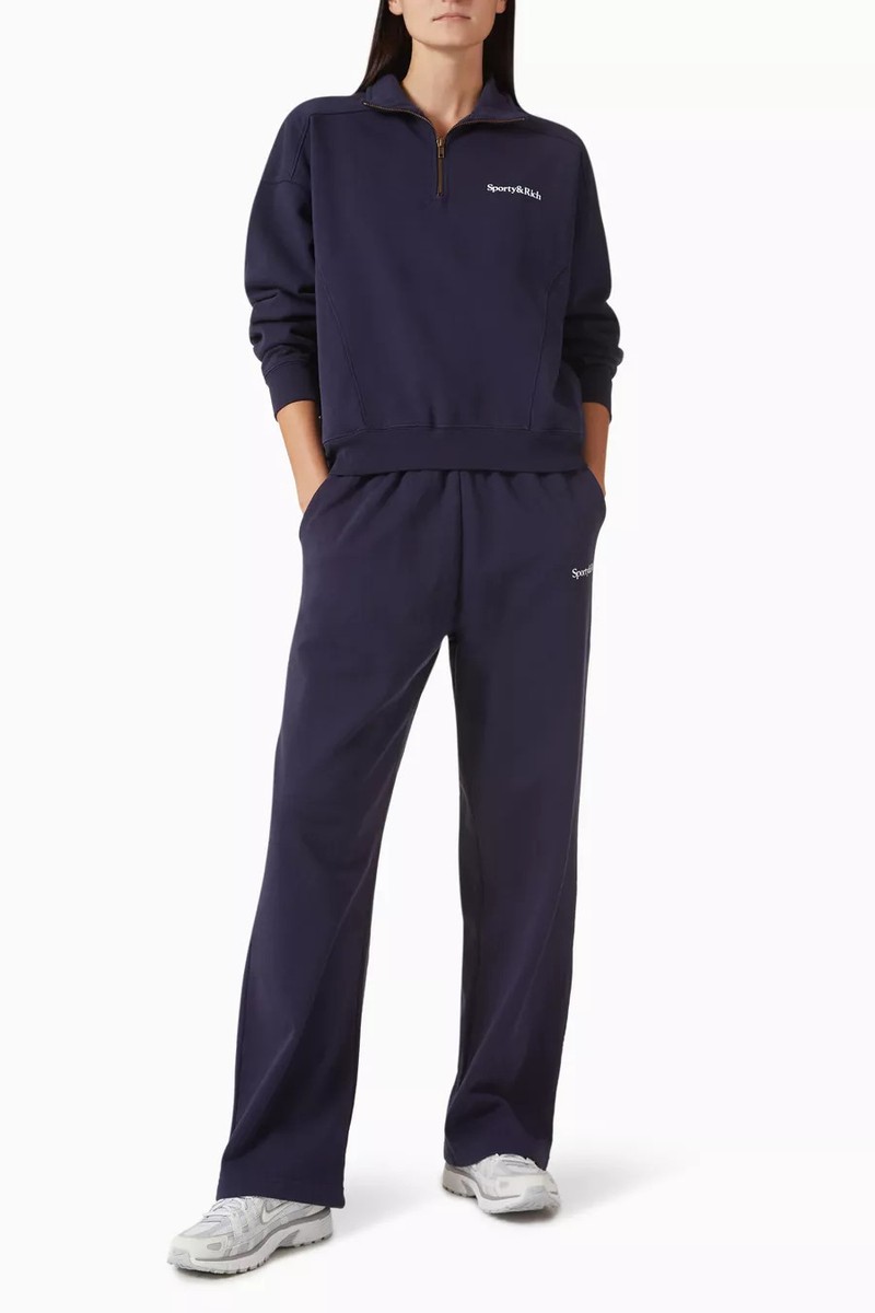 Play Tennis Quarter Zip Sweatshirt from Sporty & Rich