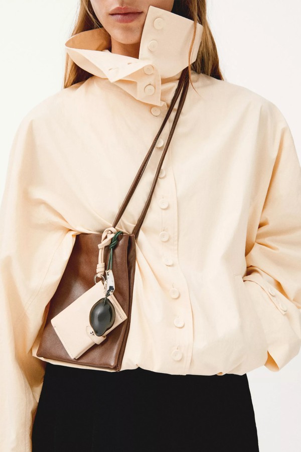 Cotton Jacket With Button Details from Massimo Dutti