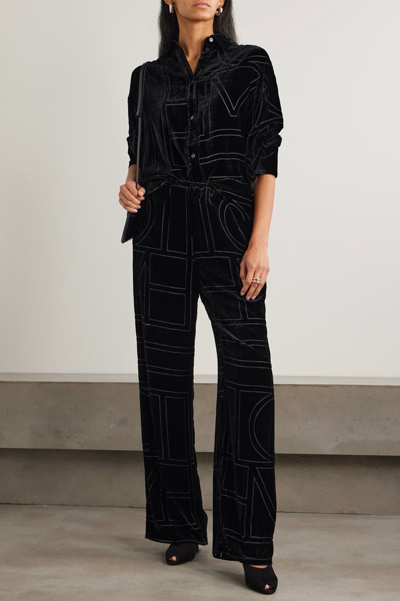 Devoré-Velvet Shirt from Toteme