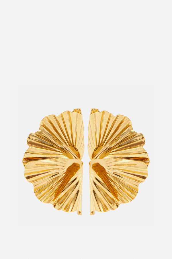 Darya 18kt Gold-Plated Earrings from Jennifer Behr