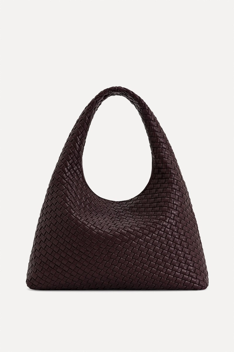 Laura Faux Suede Woven Shoulder Bag from JW PEI