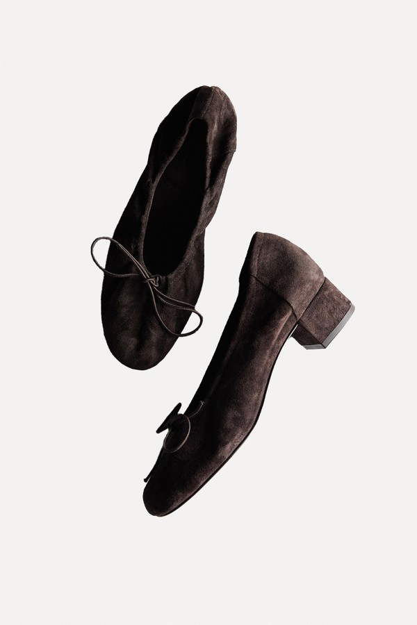 High-Heel Ballerinas