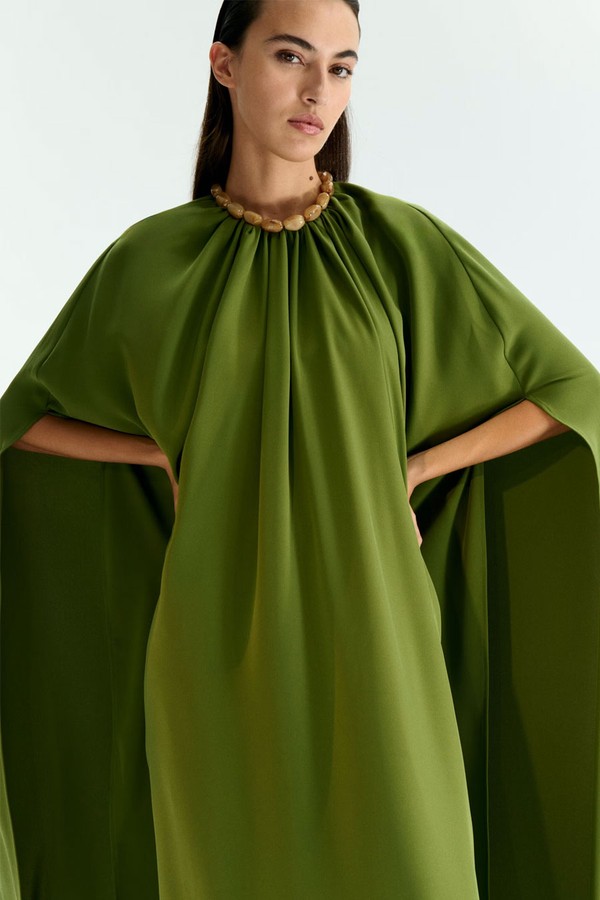 Bead-Detail Cape Dress from H&M