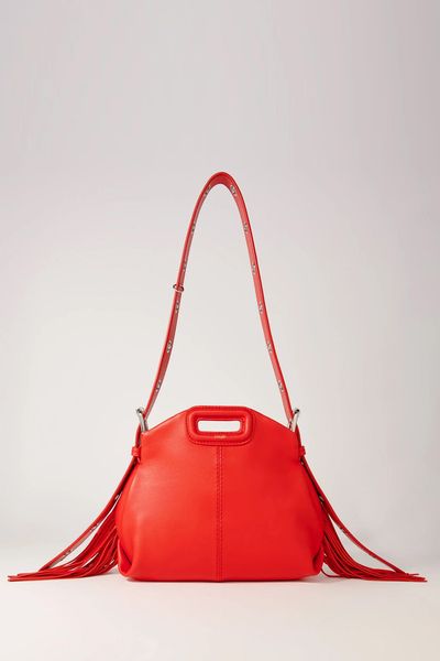 Smooth Leather Mini Miss M Bag from Maje