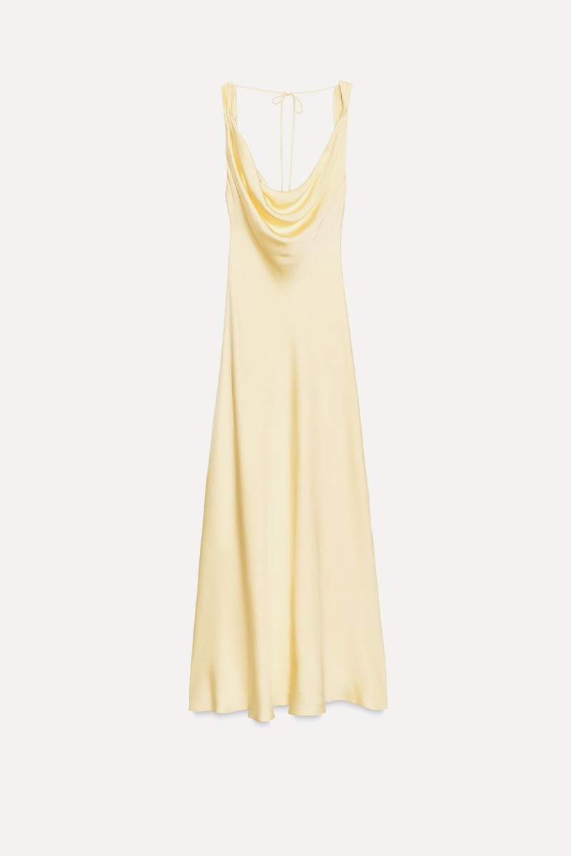 Long Satin Dress