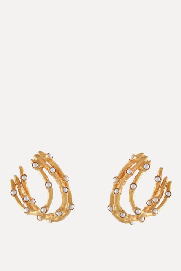 Multi Wave Hoop Earrings