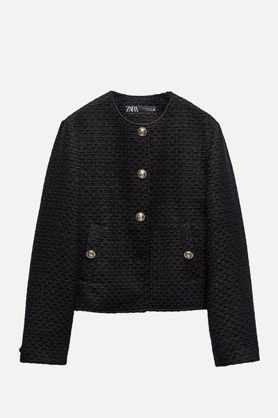 Textured Short Jacket from Zara