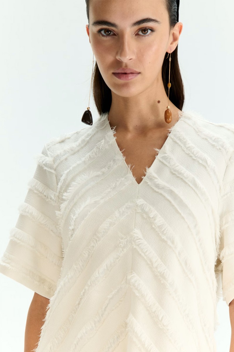 Fringe-Trimmed Dress from H&M