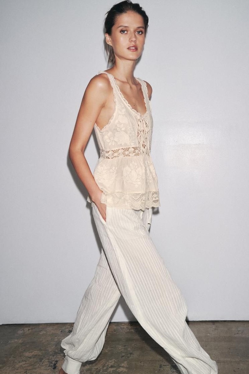 Embroidered Romantic Top