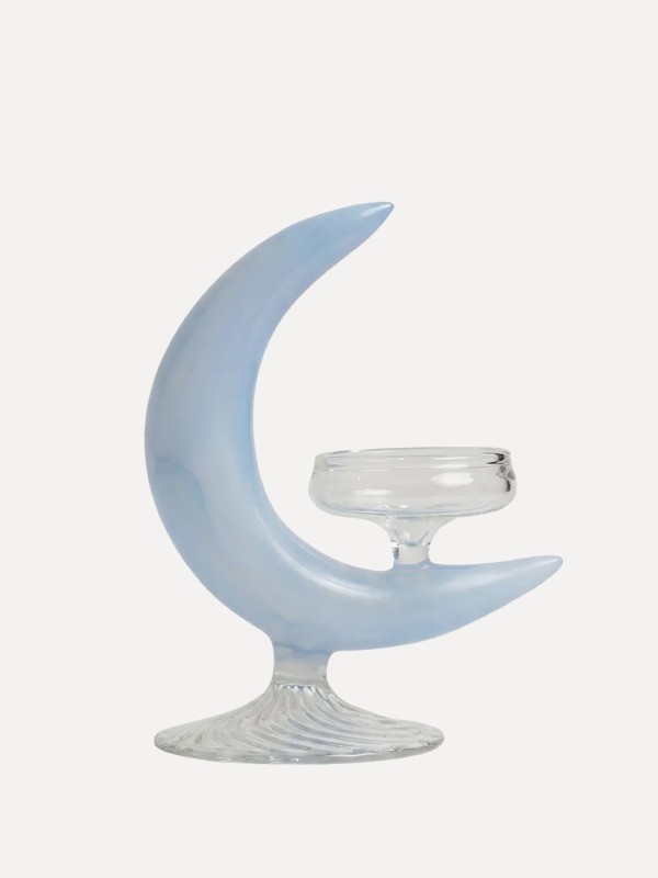 Blown Glass Candleholder