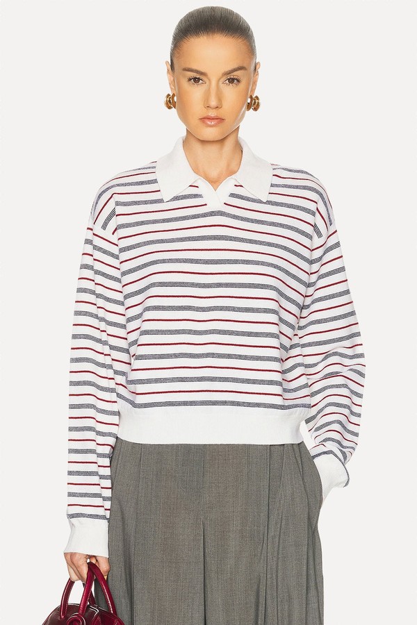 Whinifred Knit Polo from Eaves