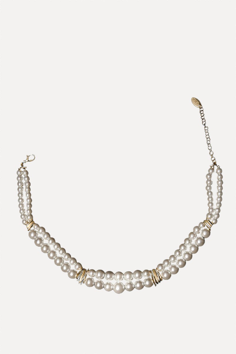 Pearl & Crystal Choker from Mango