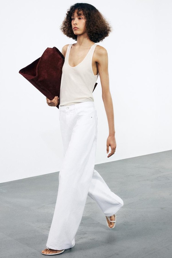 Wide-Leg Low-Rise Jeans from Zara