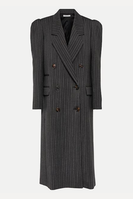 Pinstriped Wool Coat from Alessandra Rich
