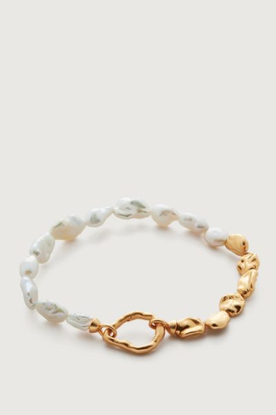 Keshi Pearl Bracelet from Monica Vinader