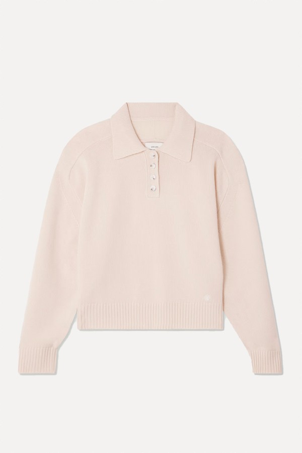 Homere Embroidered Cashmere Sweater from Loulou De Saison