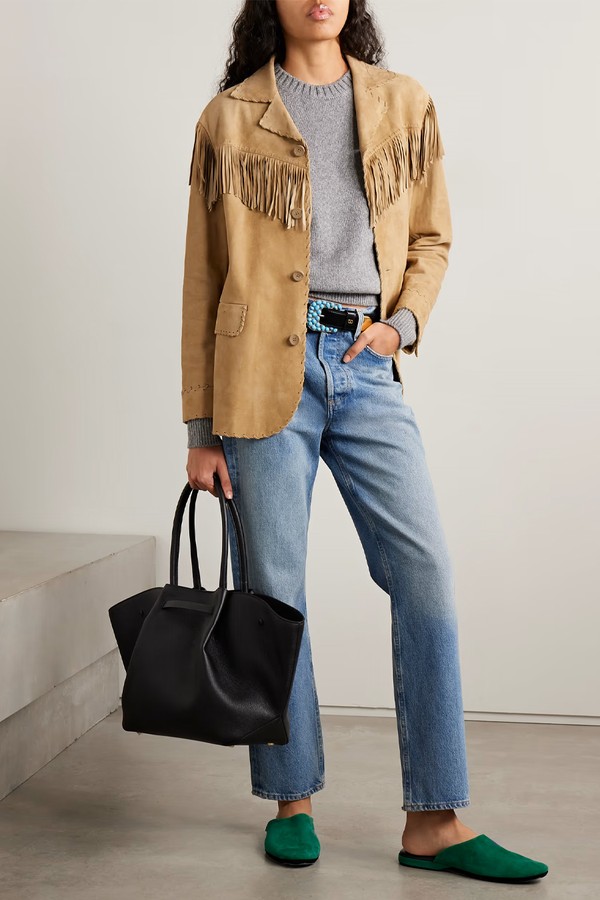 Ryland Fringed Suede Jacket from Ralph Lauren Collection