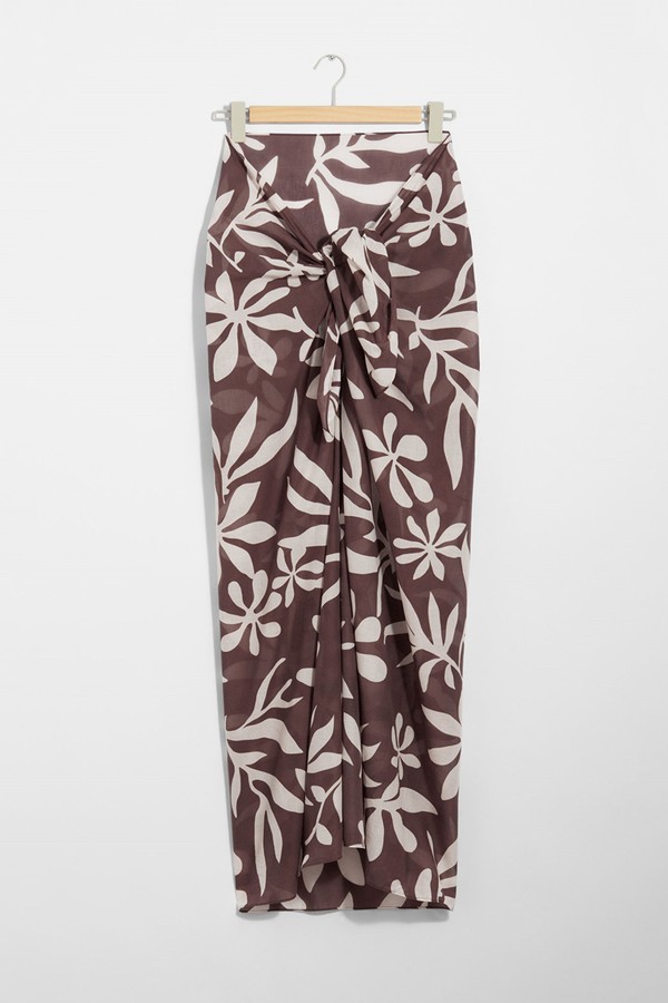 Printed Cotton-Voile Sarong