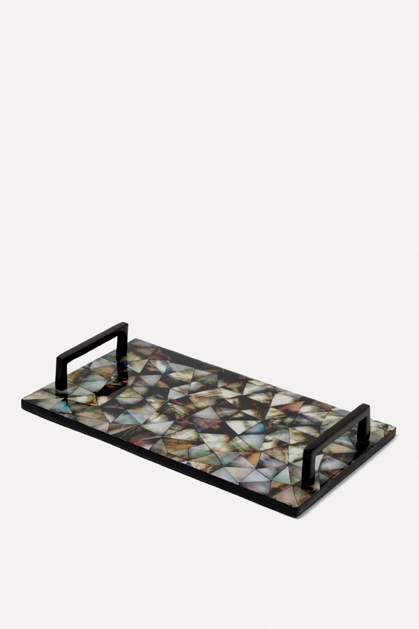 Tyler Brown Mother-Of-Pearl Effect Tray