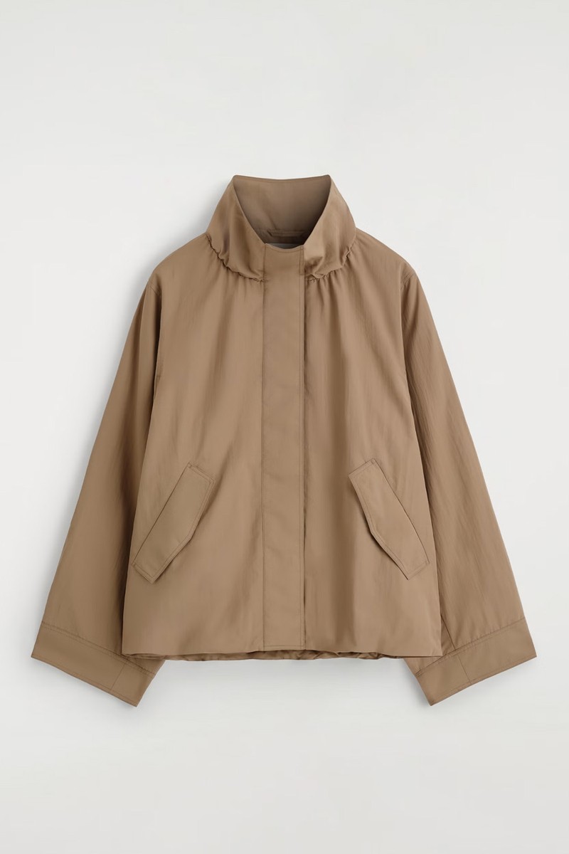 Nylon Funnel-Neck Jacket from COS