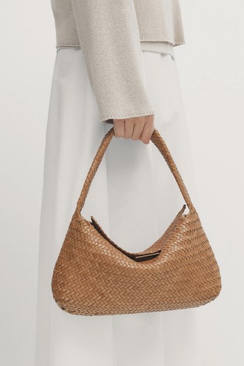 Woven Nappa Leather Bag