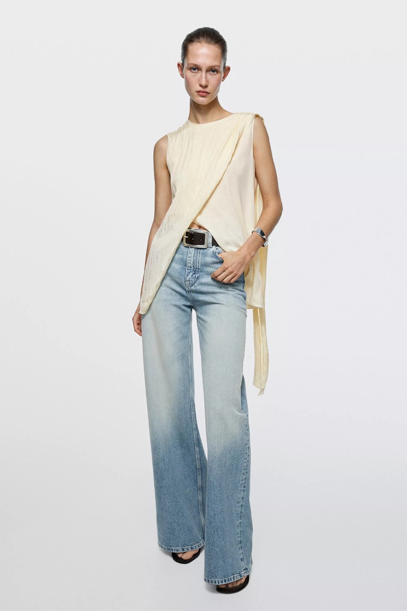 High-Waist Wide-Leg Jeans