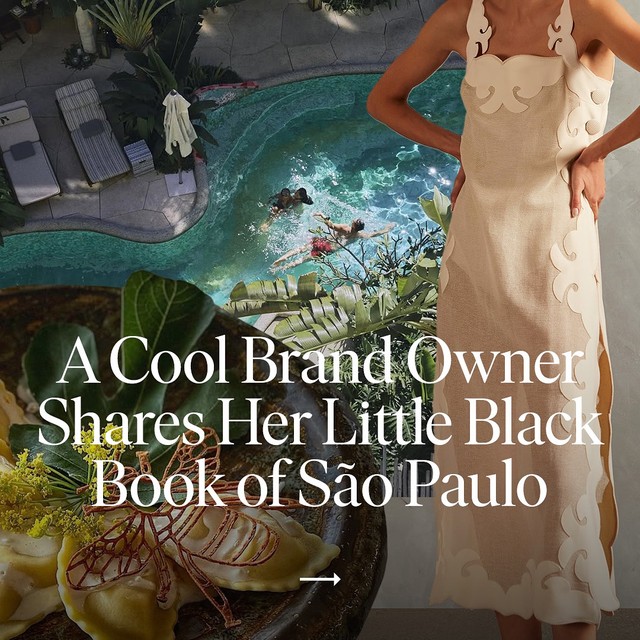 Known for her glamorous resortwear, Brazilian-born designer @adrianadegreas lives a life where elega