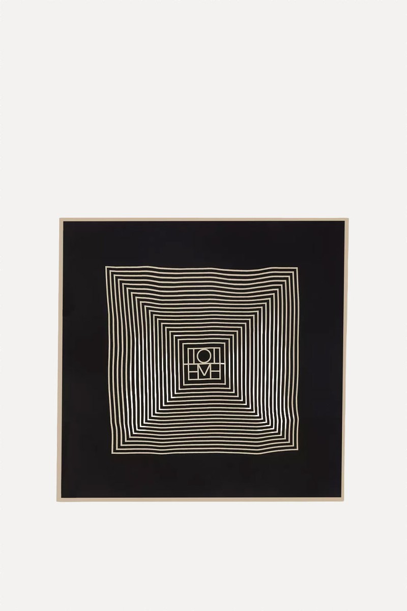 Centered Monogram Scarf from Toteme