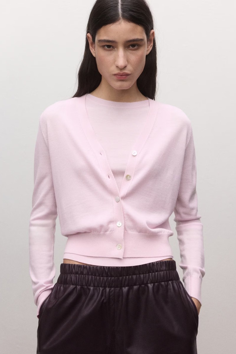 100% Wool Cardigan from Mango