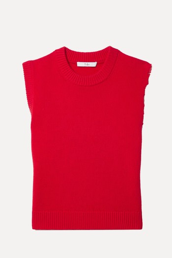 Distressed Wool Tank from Tibi