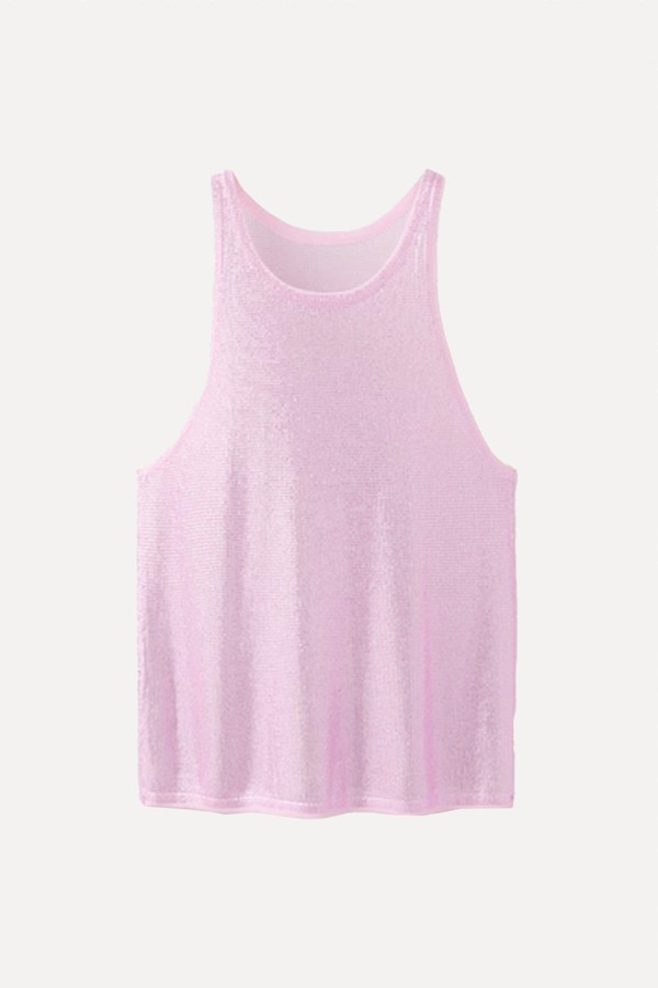 Halter Top With Crystals from  Mango