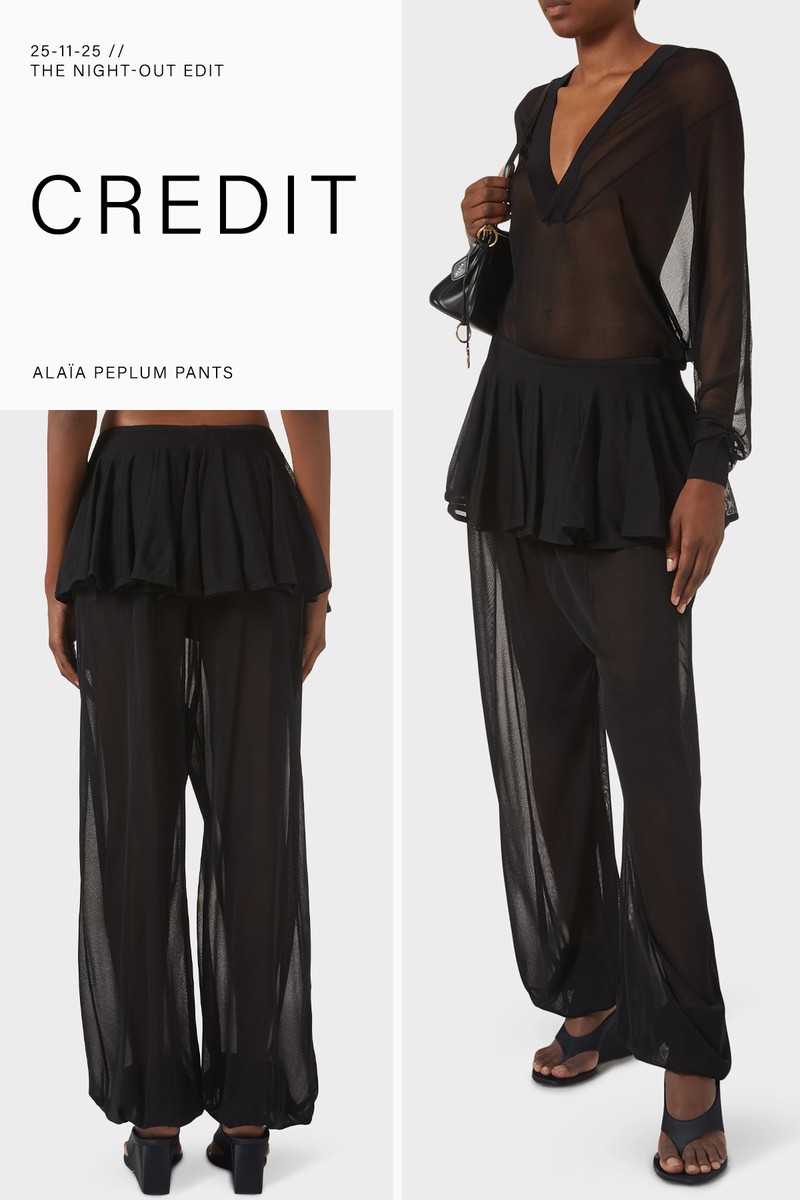 Peplum Pants from Alaïa