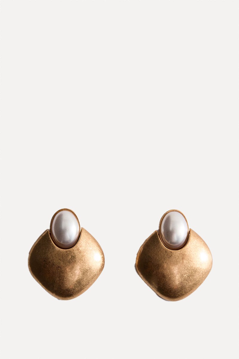 Combined Pearl Earrings