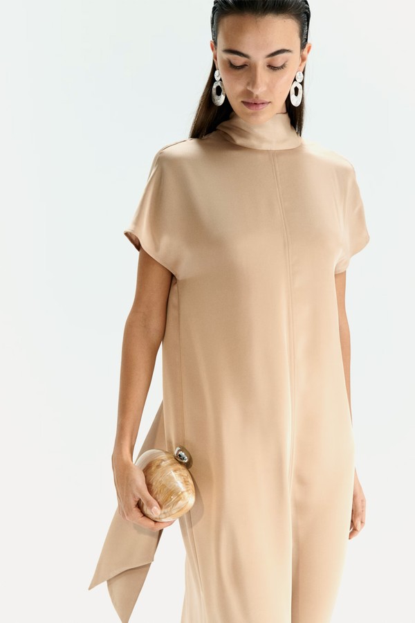 Scarf-Detail Maxi Dress from H&M